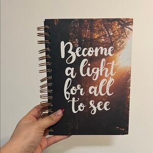 Inspirational Spiral Notebook with Quote
